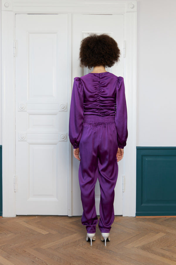 Stella Nova Benedikte Bukser Pants 542 Seductive Purple