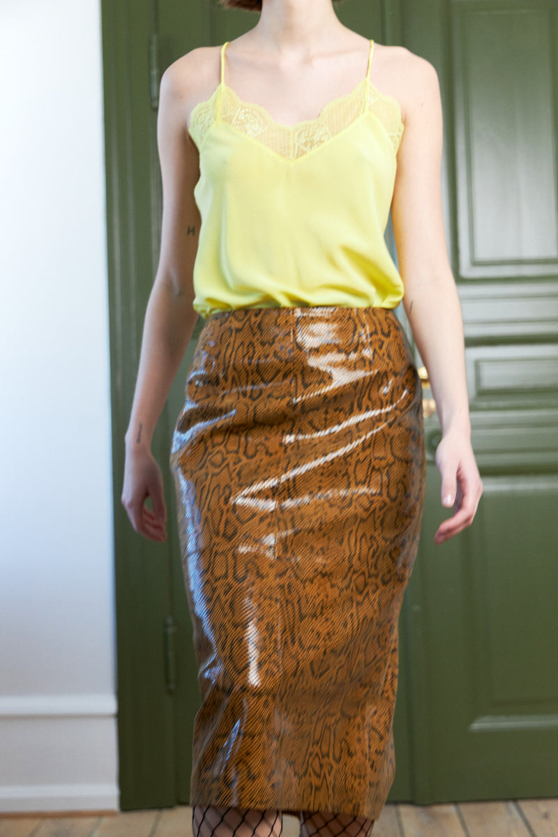 Stella Nova Sissa Nederdel Skirt 118 Burned Yellow