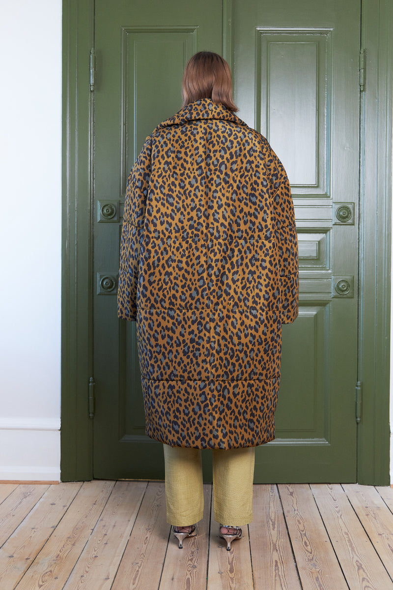Stella Nova Siva Frakke Coat 081 Leopard