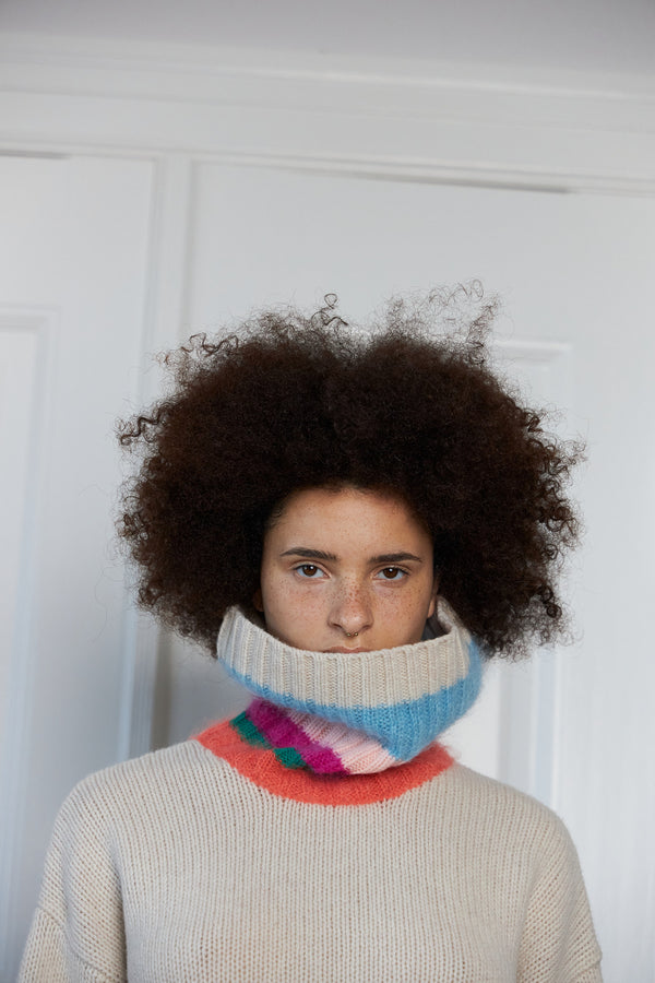 Stella Nova Sweater with roll neck Sweater 644 Fresh Mix